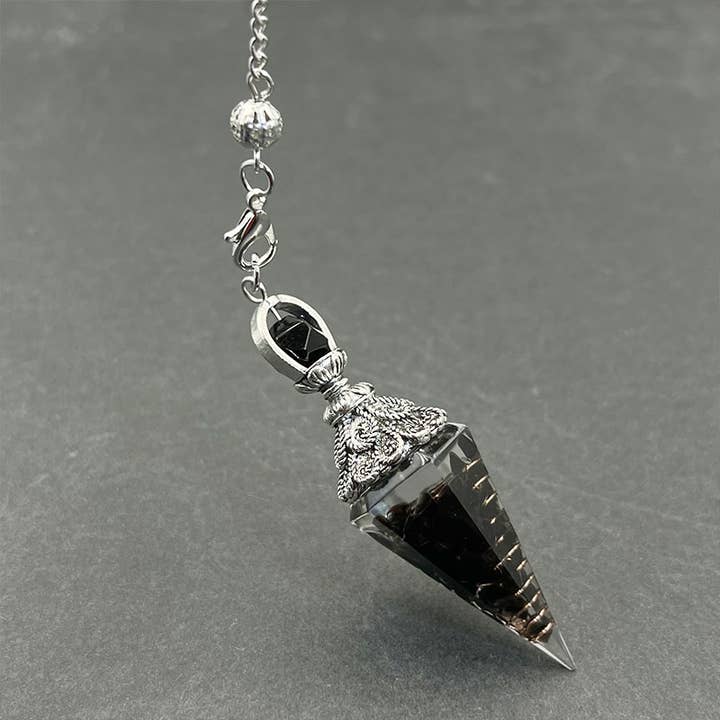 GemMeet - Wholesale Spiritual stone/crystal - Crystal Obsidian Calm And Peace Pendulum2