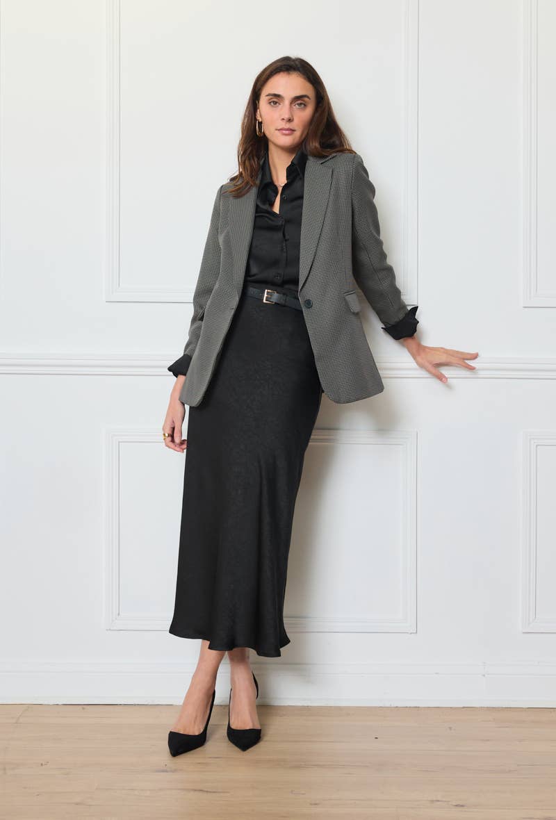 LULUMARY – Großhandel Blazer – Damen – Kariertes Blazer V2635