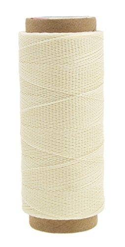 Mandala Crafts – wholesale Hantverkstillbehör – Rund vaxad tråd för läder sömnad - läder tråd vax sträng Polyester sladd för läder hantverk sömnad Bokbindning av Mandala hantverk1