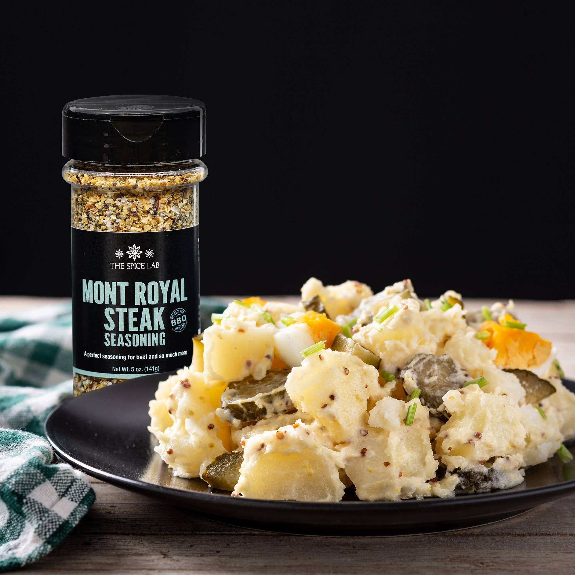 THE SPICE LAB - Wholesale Dried Spice Mix - Mont Royal Steak Seasoning - Case of 6 - 5 oz Shaker Jars4