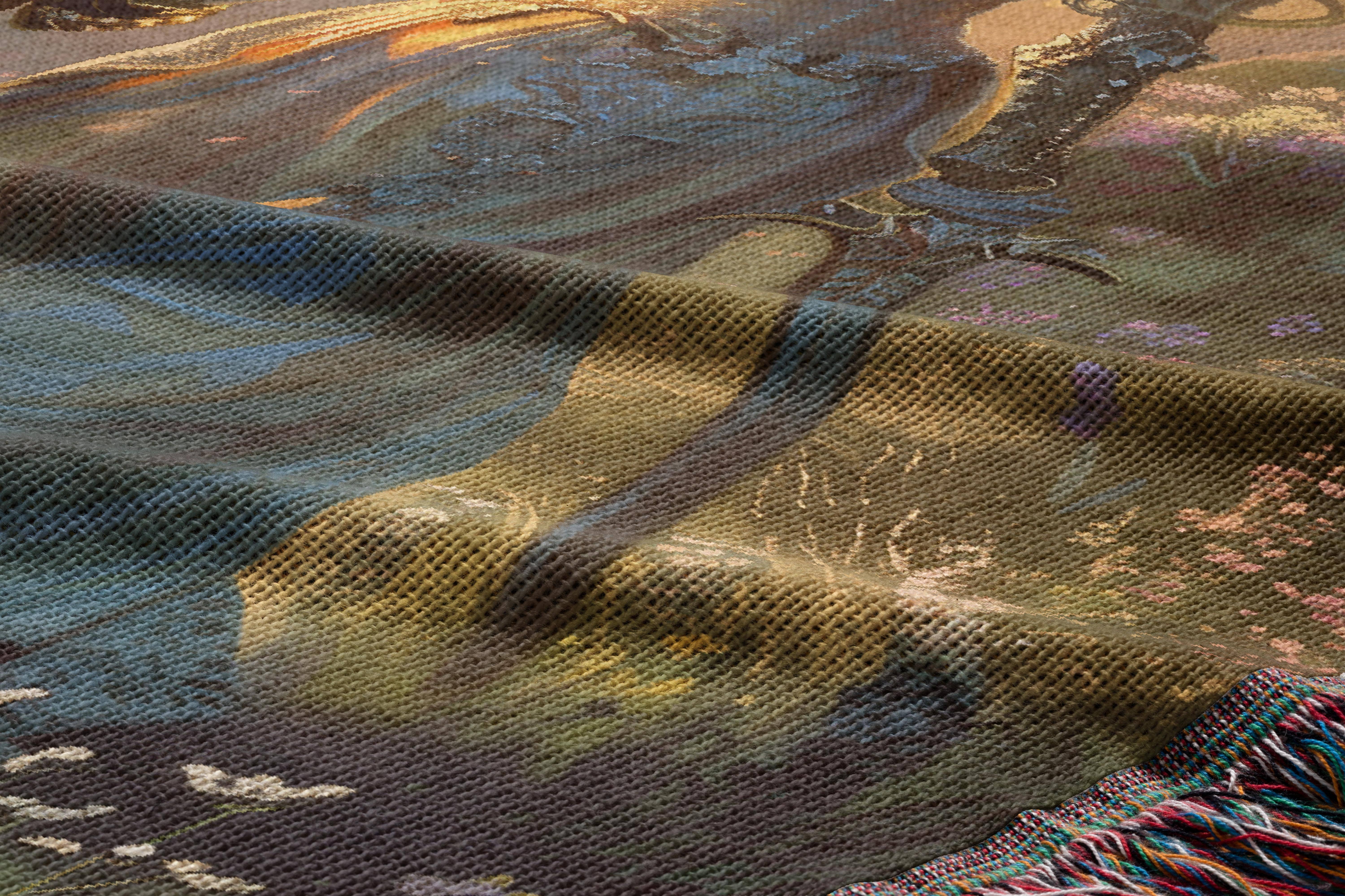 MagicMerchEmporium - Venta al por mayor Mantas de sofá - Manta tejida de romance medieval para paseo5