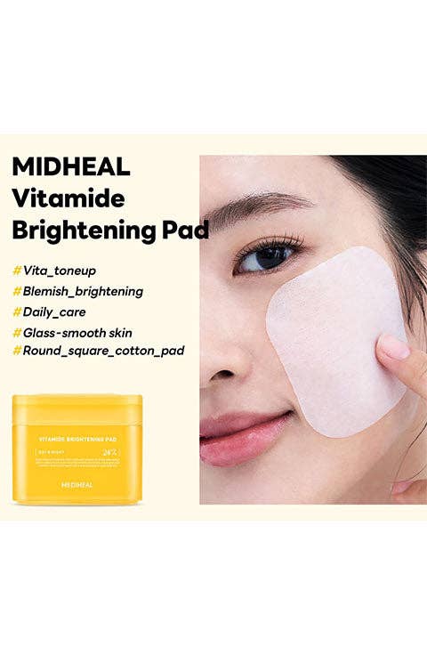 Palace Beauty Galleria - Wholesale Facial Toner - Mediheal Vitamide Brightening Pad 100Sheet1