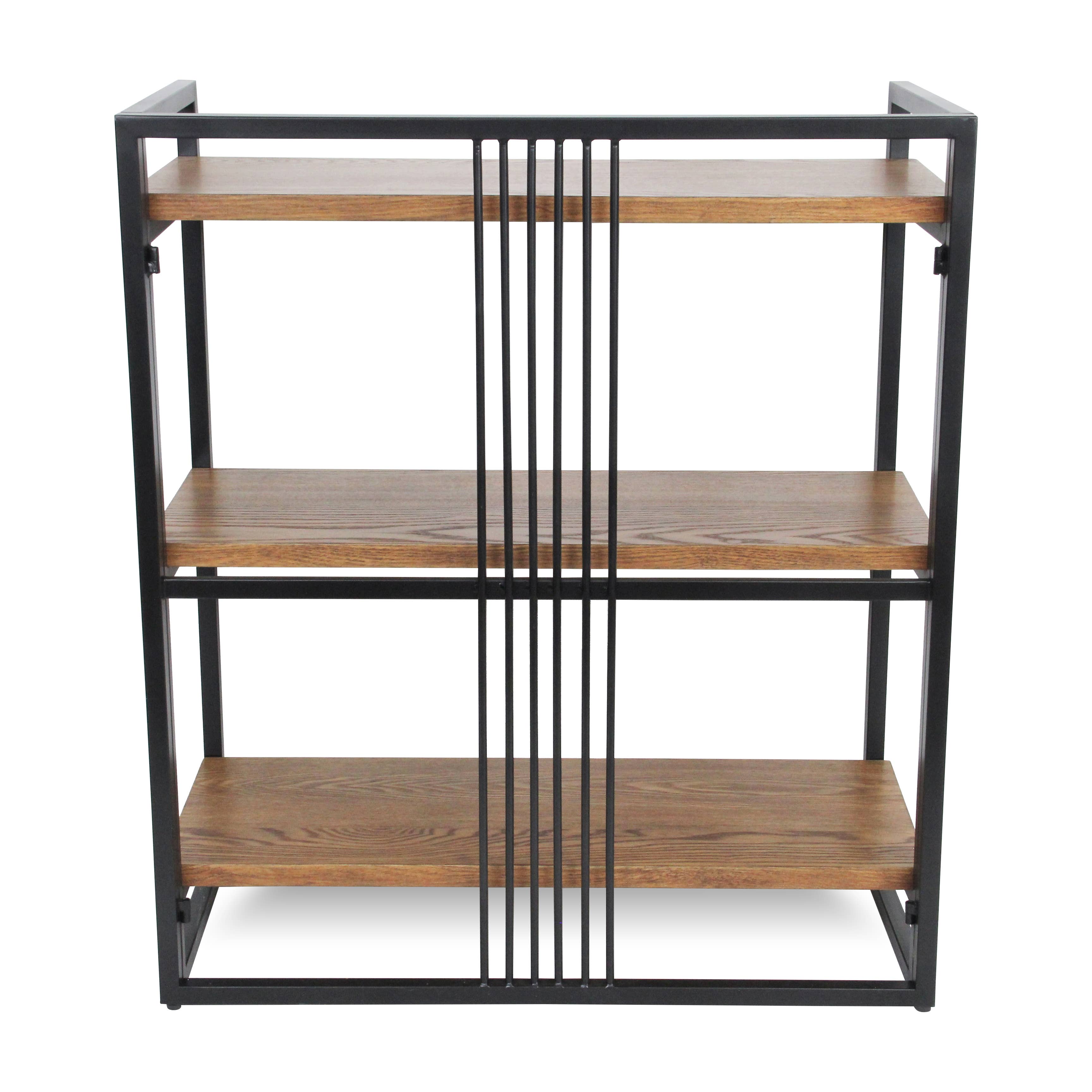Cheungs Home Decor - Wholesale Free Standing Shelf - Lauxel Metal Framed Wood Shelf15