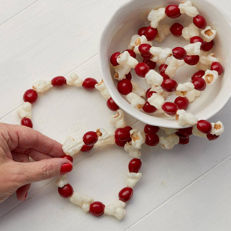 Factory Direct Craft – wholesale Ornament – 6' Artificial Popcorn and Cranberry Garland 2