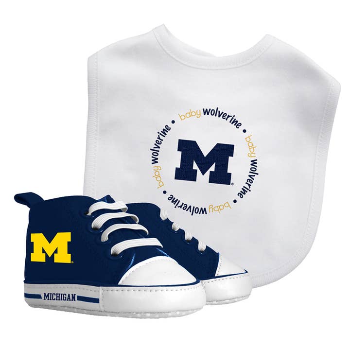 Masterpieces Puzzles - Wholesale Clothing Set - Baby - Michigan Wolverines - 2-Piece Baby Gift Set