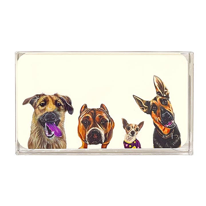 Woollybear Travels - Wholesale Stationery/Notecard Set - Pawsitive Notes- Rescued Shelter Dogs (Lunch Box Notes)4