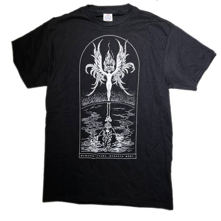Propaganda Printing Company - Wholesale Screen Printed T-Shirt - Unisex - Alberto Martini, "Memento Vivere, Memento Mori."