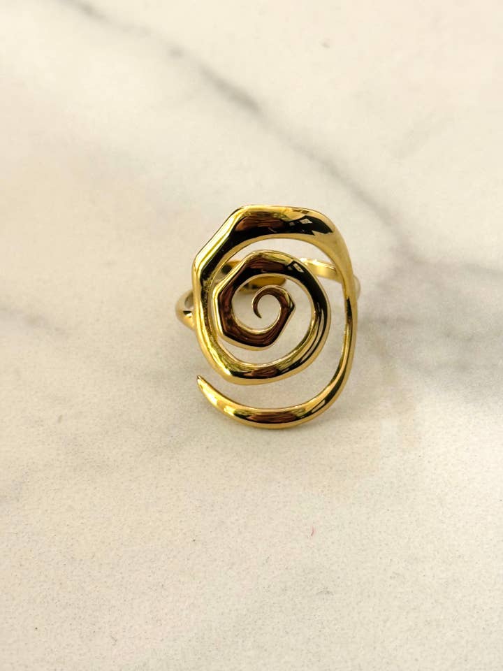 Bague réglable en acier inoxydable Trance pour la vente par Cassette Barcelona