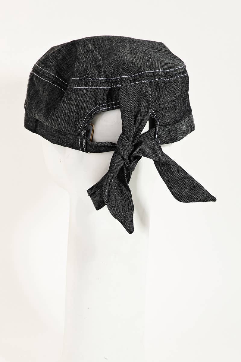 Collections by Fame Accessories - Vente Casquette de baseball – femme - Casquette en jean Pony Tail2