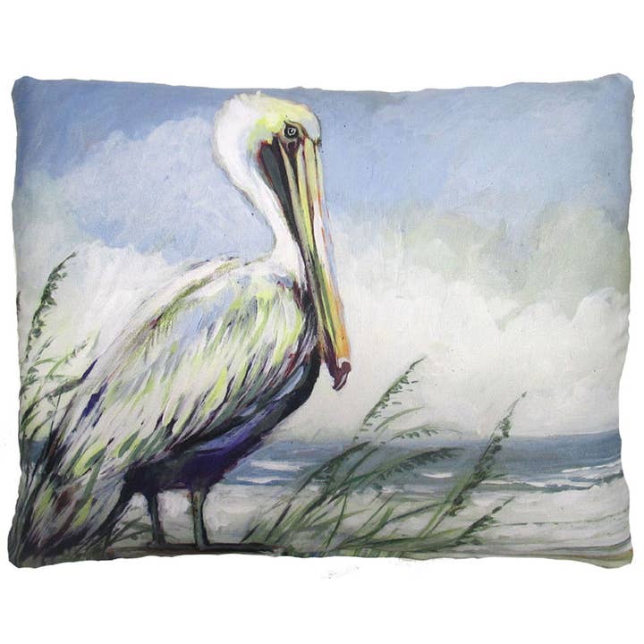 Pillow - Pelican on Post - indoor / outdoor cushion for wholesale by Magnolia Casual