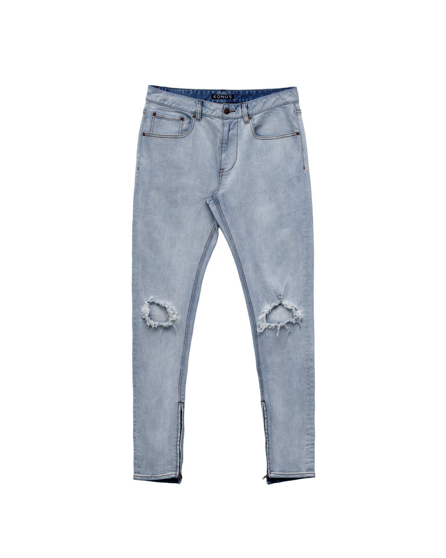 Robin K - Vente Jean – homme - Denim délavé Konus pour homme4