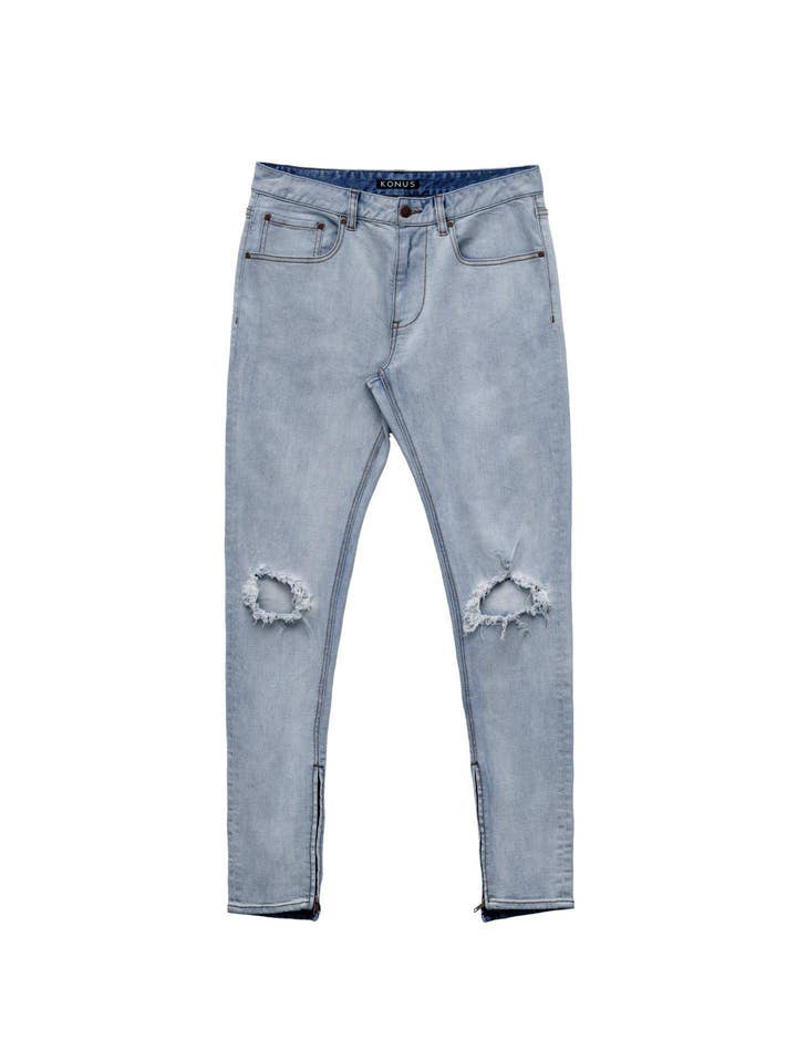 Robin K - Vente Jean – homme - Denim délavé Konus pour homme4