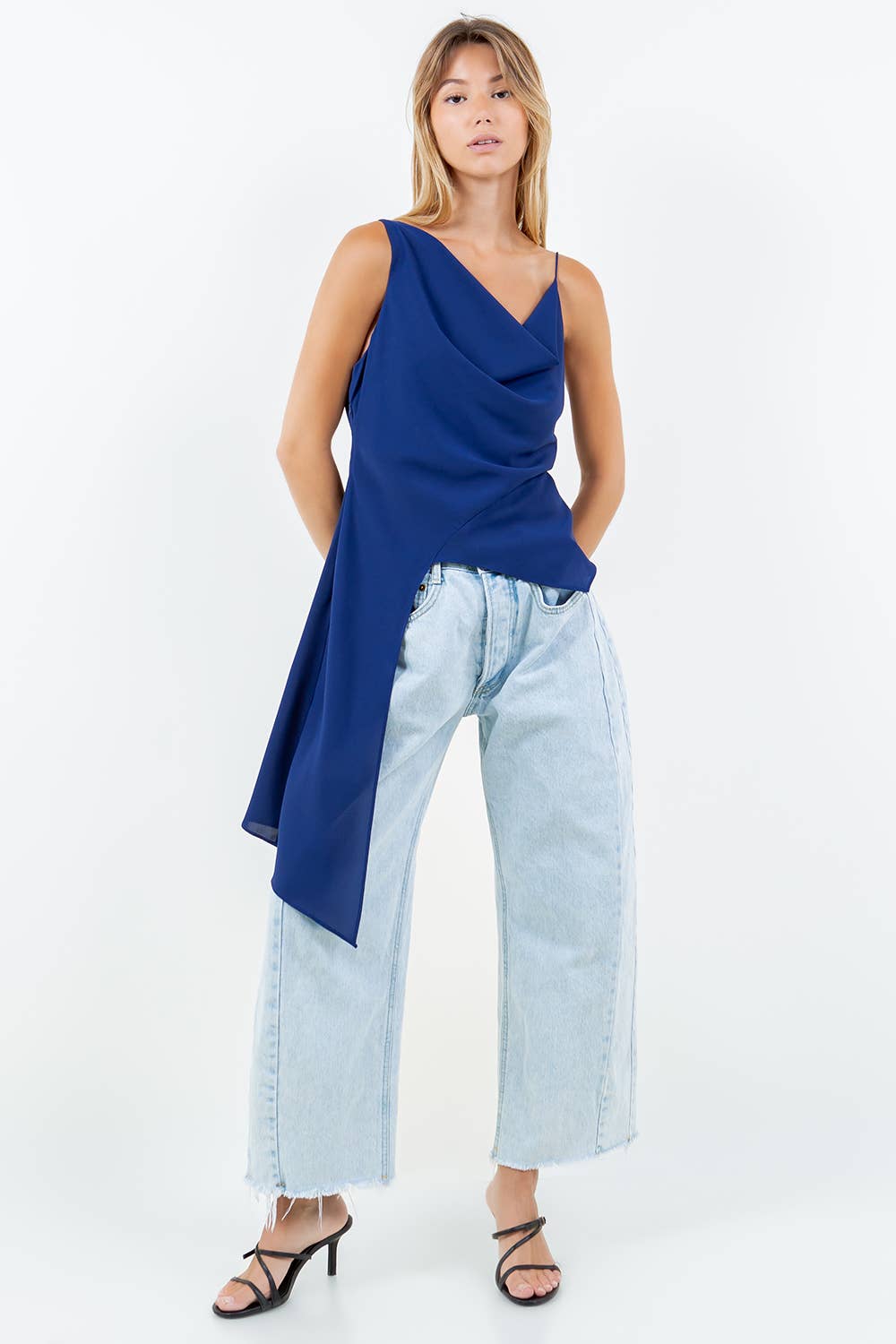 Whiteroom+Cactus - Wholesale Camisole - Women's - ASYMMETRIC CAMI TOP5