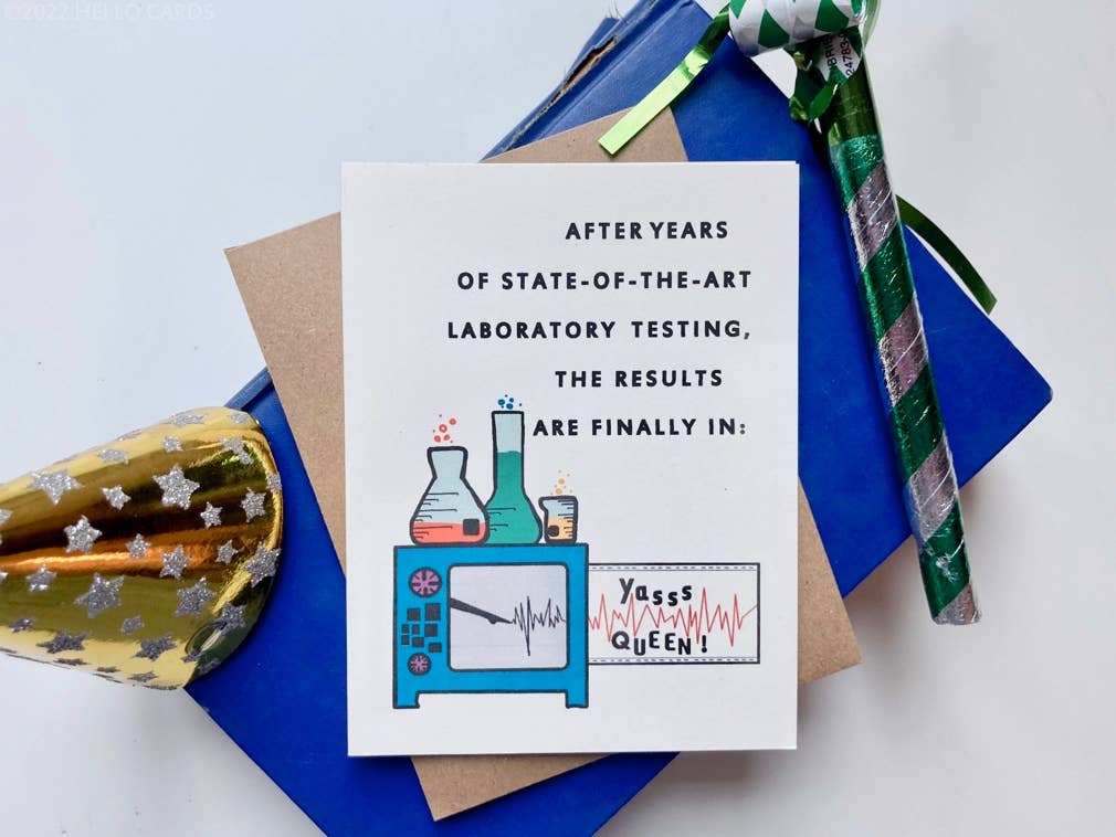 HEI LO CARDS – wholesale Birthday card – "Yasss Queen" Birthday / Anytime Greeting Card2