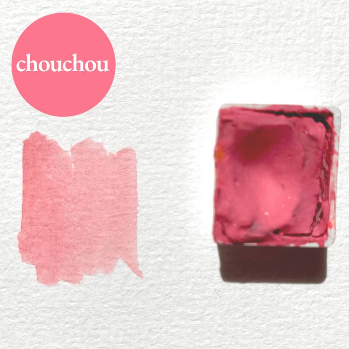 Handgefertigter Aquarellton – Sakura-Rose für den Großhandel von LA NOUVELLE VAGUE COULEURS