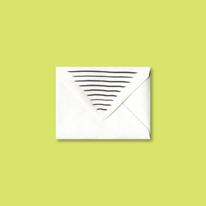 INK MEETS PAPER - Wholesale Stationery/Notecard Set - Brush Strokes - social stationery (Boxed Set of 8 Flat)4