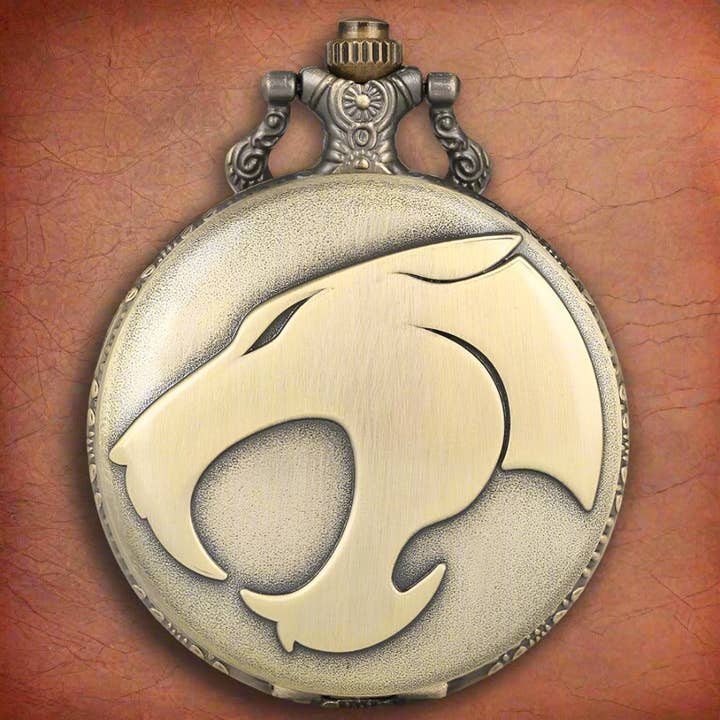 Montre de poche à quartz Cosmocats pour la vente par WoodWristCo