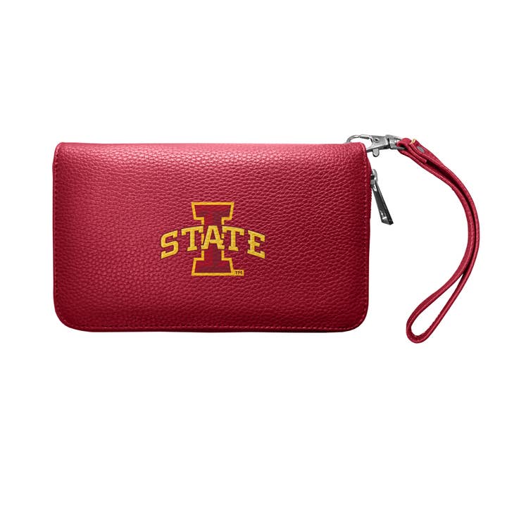 Little Earth Productions - Wholesale Wallet - Women's - NCAA Iowa State Cyclones Pebble Organizer Zip Wallet1