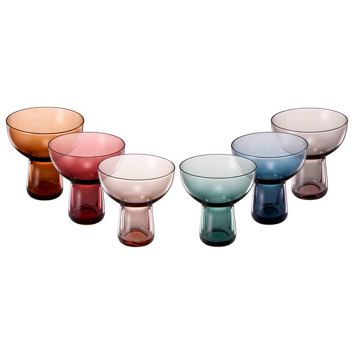 The Wine Savant / Khen Glassware - Wholesale Cocktail/Liquor Glass - Khen Crystal Stemless Margarita Glasses 10 oz | Set of 6