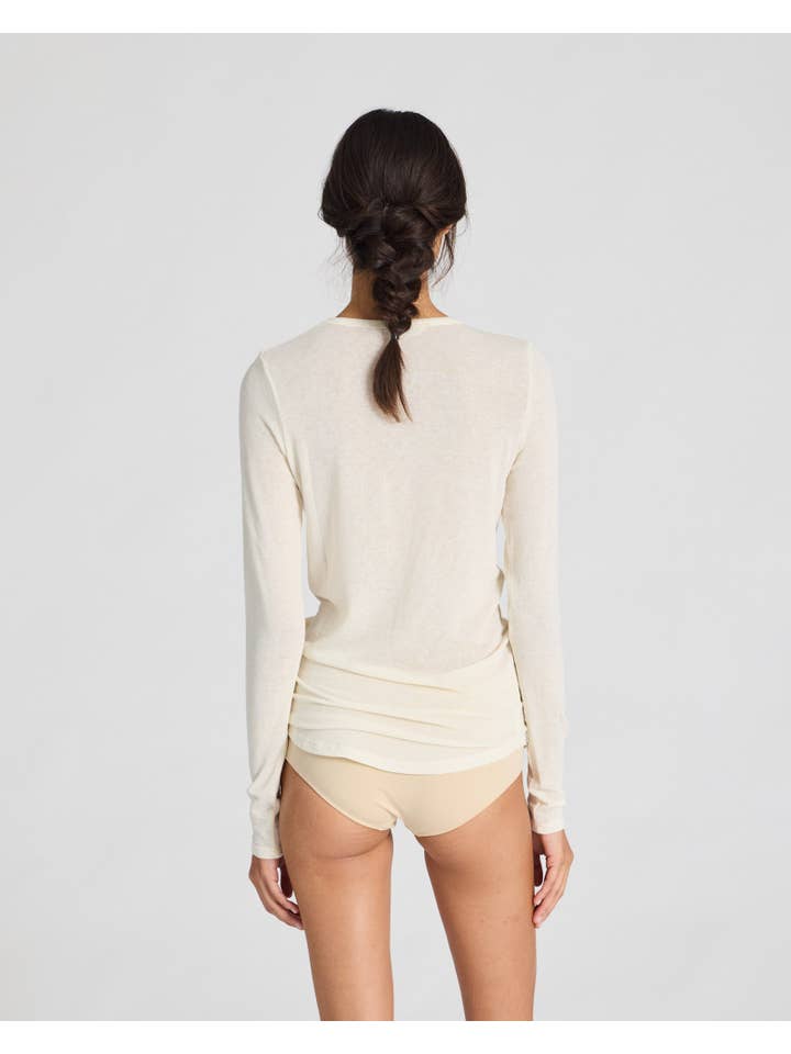 gai-lisva - Wholesale Knit Top - Women's - Thyra Wool Top - Off White1