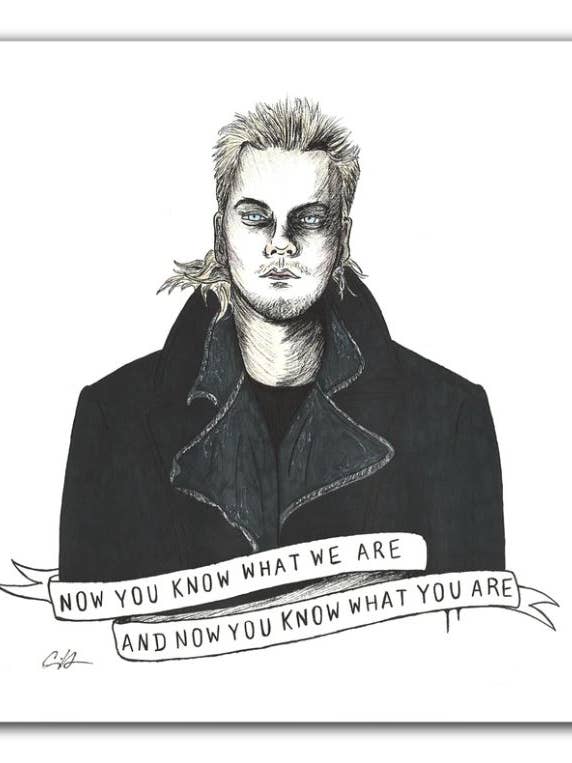 The Lost Boys, von David inspirierter gotischer Kunstdruck, 8 x 8 für den Großhandel von Carrie Anne Hudson Art