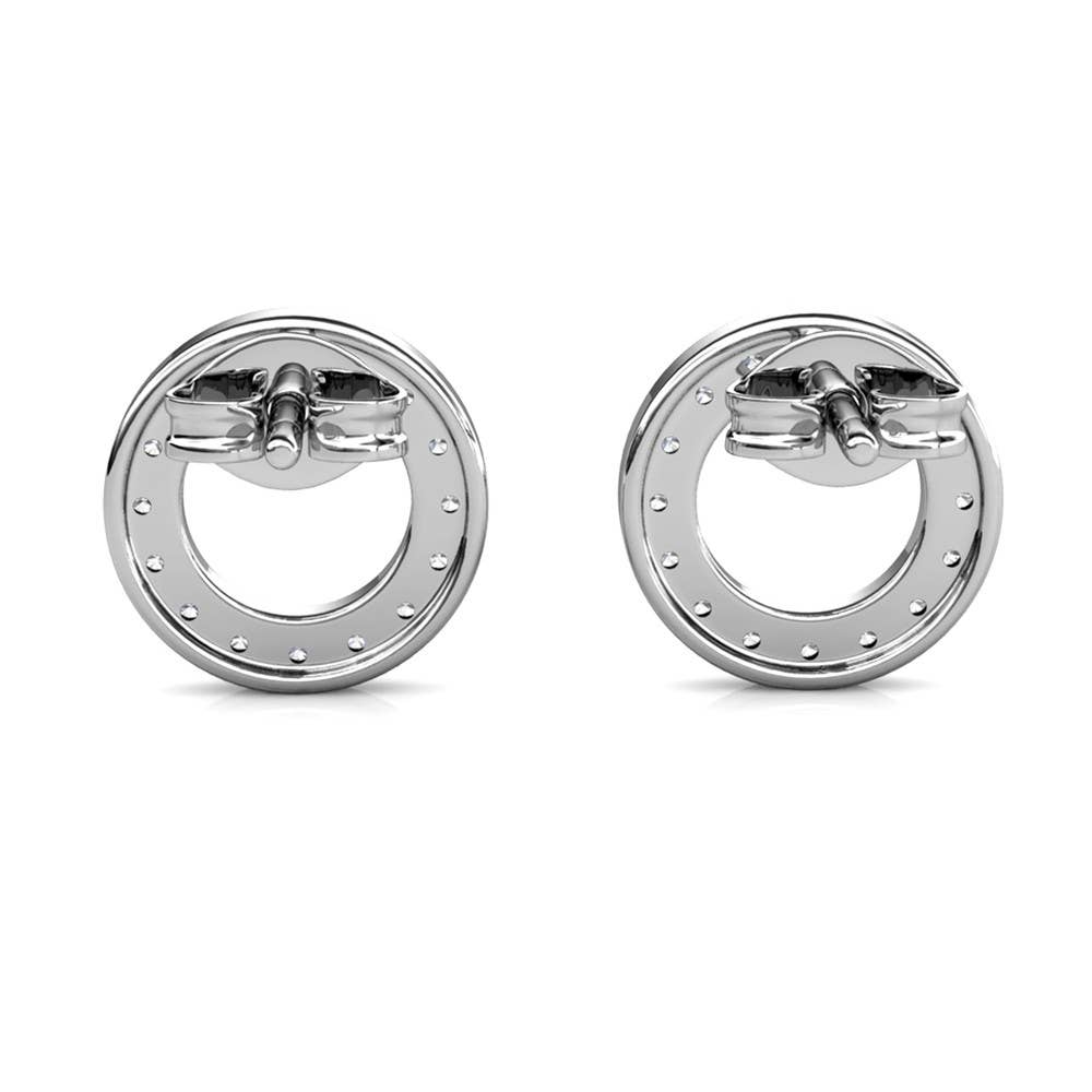 CARALI / MYC Paris – wholesale Stud/post earrings – Ophir Earrings - Silver and Crystal4