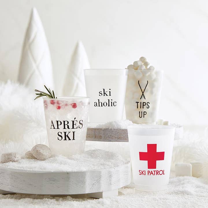 Santa Barbara Design Studio by Creative Brands - Wholesale Disposable Cup - Face To Face Frost Cup Set - Apres Ski3