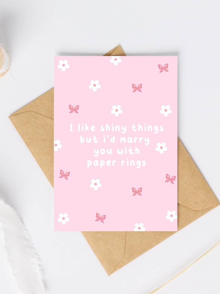 Papirringe Kort for engroshandel hos Fleurs on Sunday