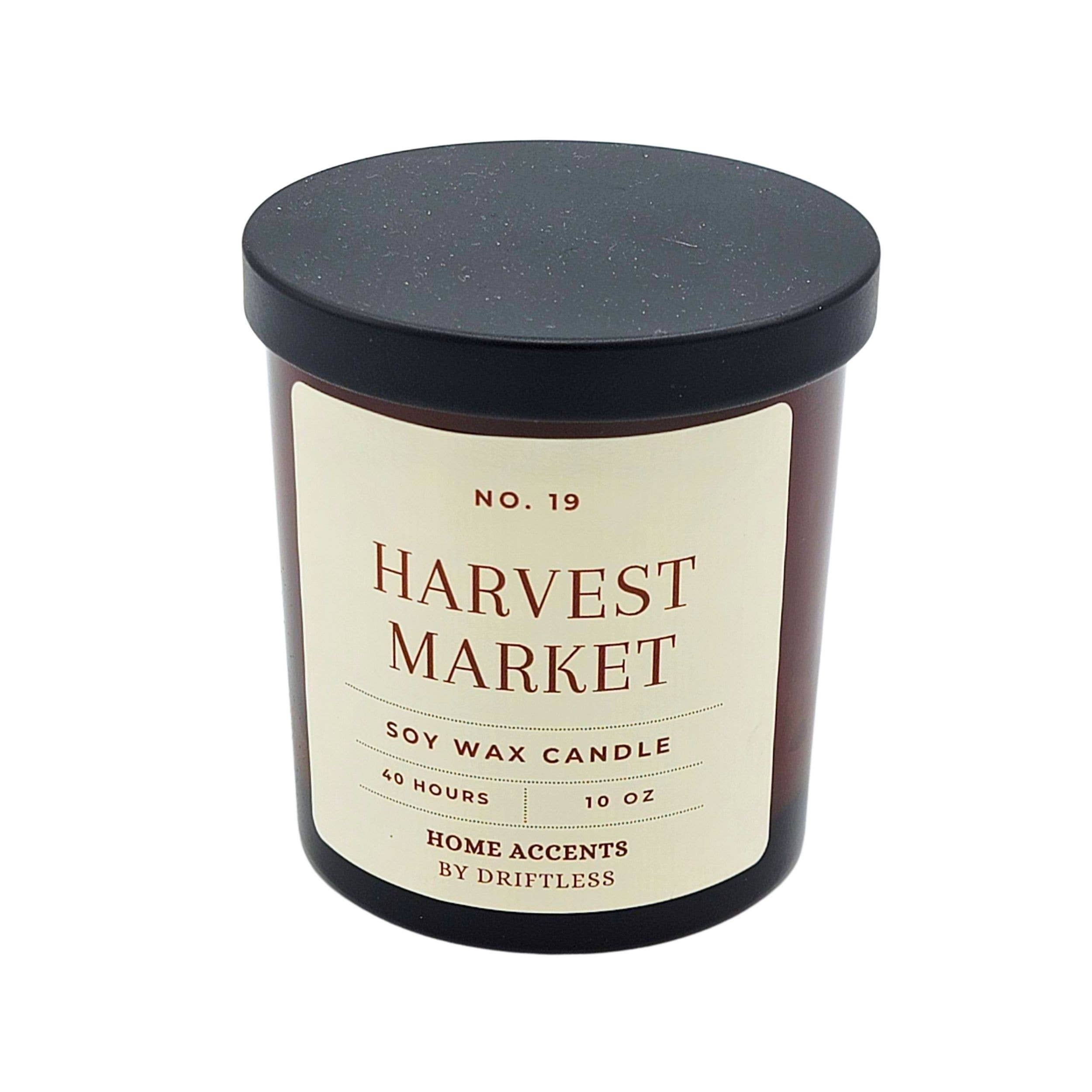 Home Accents By Driftless - Wholesale Jar/Filled Candle - Harvest Market Vintage Fall Candles - Halloween Decor0