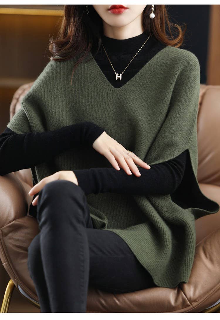 Hope & Sunshine - Vendita all'ingrosso Top in maglia - Donna - Gilet a Maglia Larga5