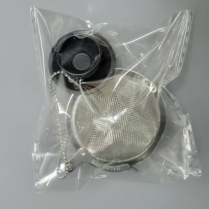 01living Ltd - Vente Passoires à thé/infuseurs - Infuseur à thé en forme de boule à thé en vrac, jolie tasse à thé noire3