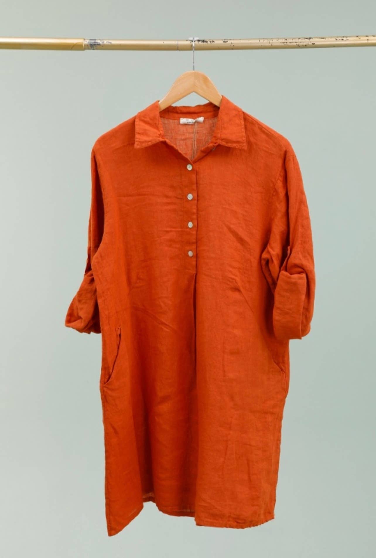 LÉA & LUC – Engroshandel Kjole - Dame – Korte kjoler i 100% hør REF. 135163