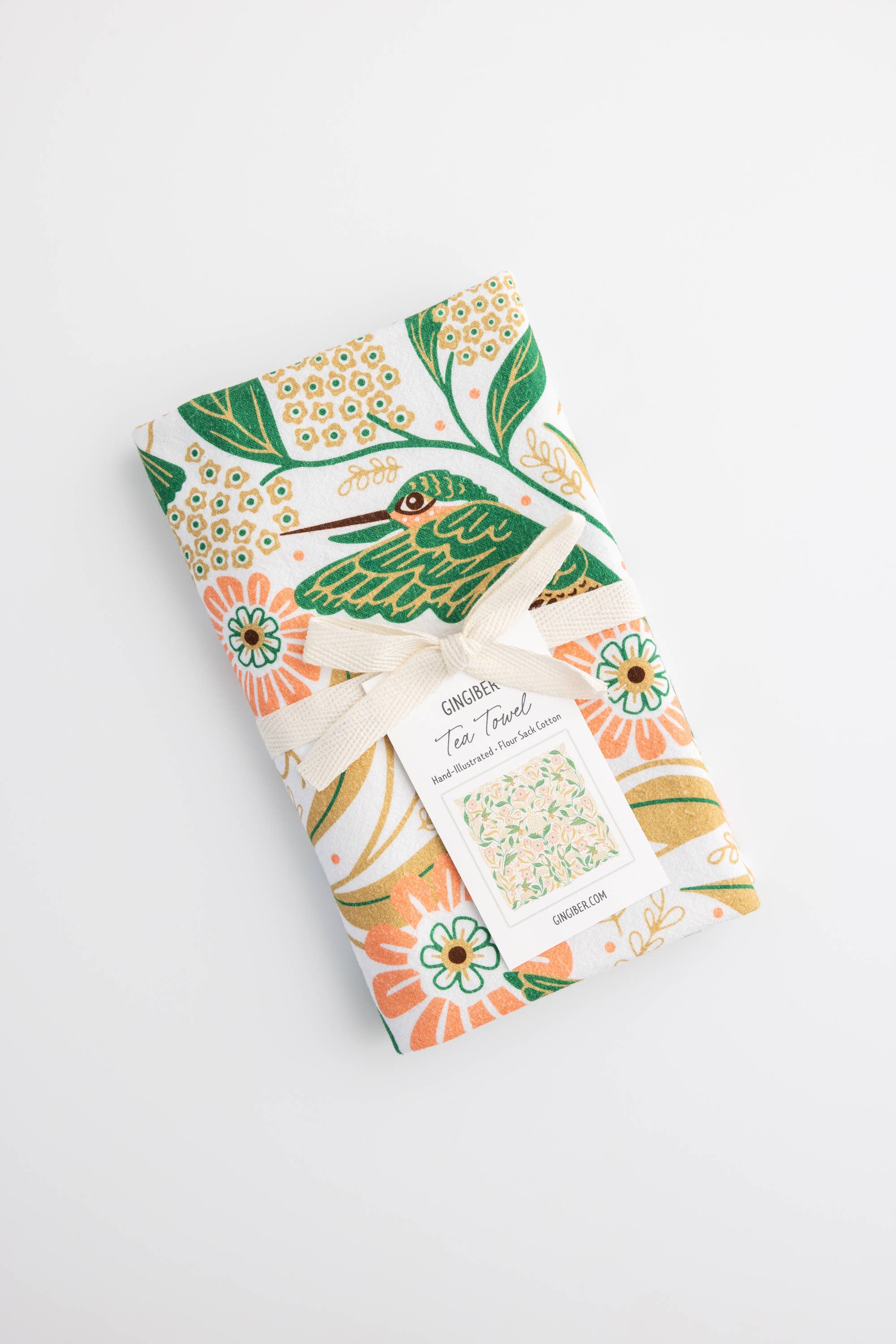 Gingiber - Wholesale Tea Towel - Hummingbird Tea Towel – Garden-Inspired Accent8