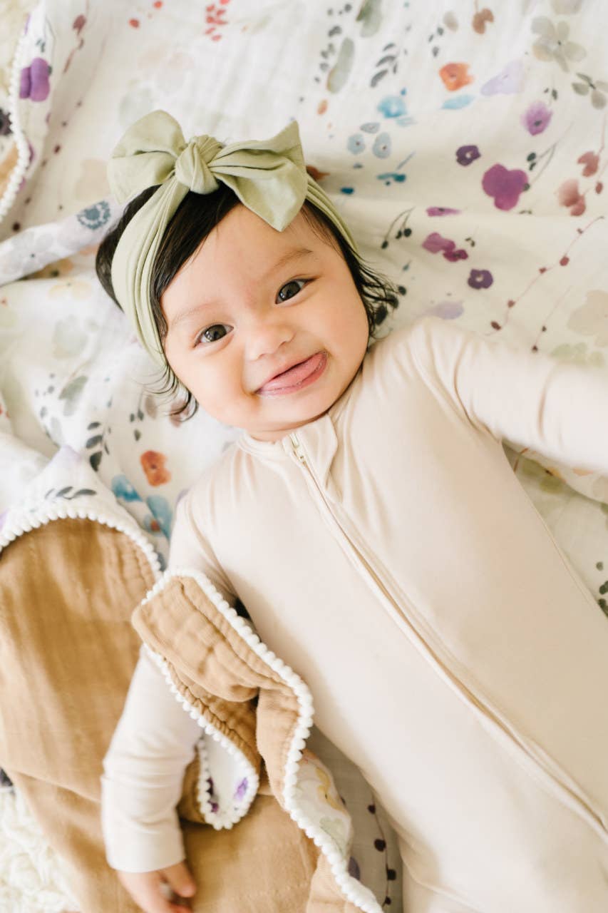 Fawn & Foster - Wholesale Quilt - Kids & Baby - Organic Muslin Gauze Quilt Baby Blanket | Violet Floral4