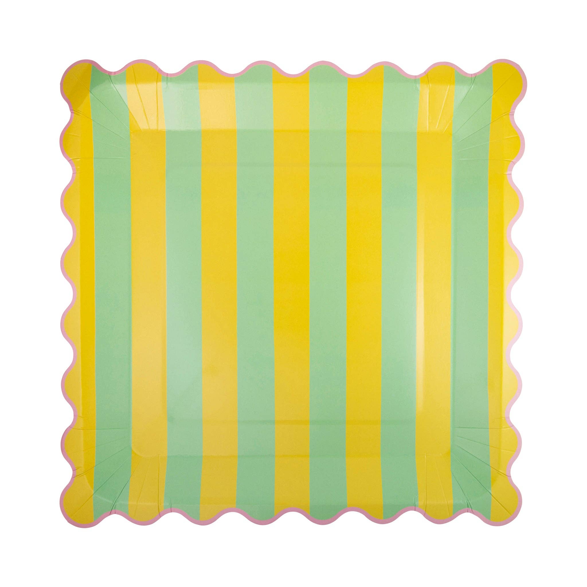 My Mind’s Eye - Wholesale Disposable plate - HBD1140 - Bright Striped Plate Set4