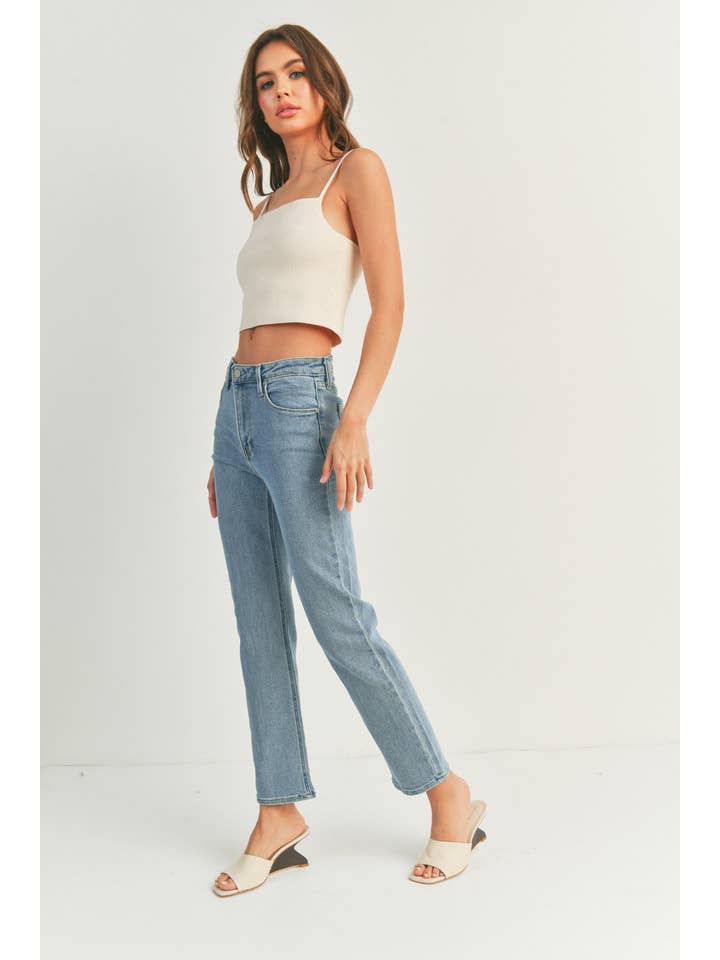 JUST BLACK DENIM - Wholesale Jeans - Women's - BP396J - LT - Cigarette Jean