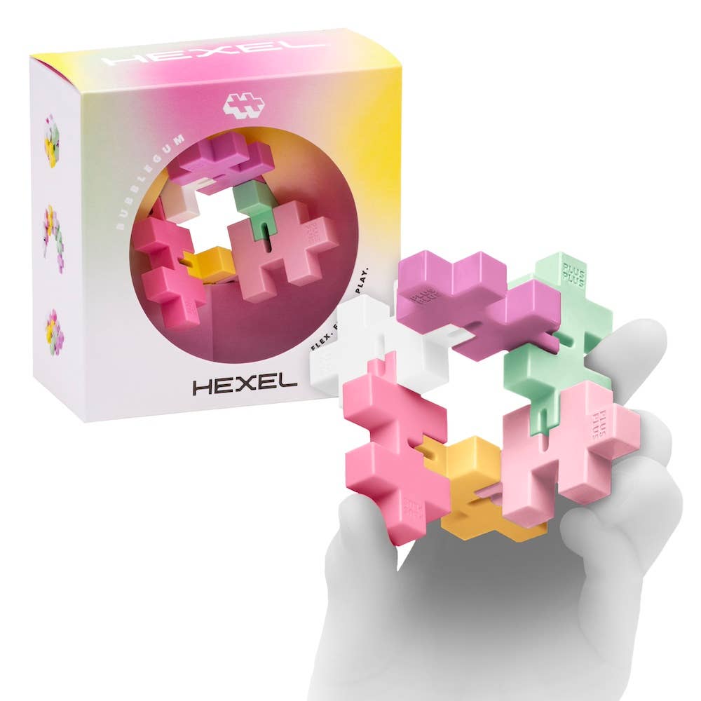 Plus-Plus USA - Vente Fidget/jouet anti-stress – enfant - Présentoir de comptoir HEXEL® de 18 pièces3