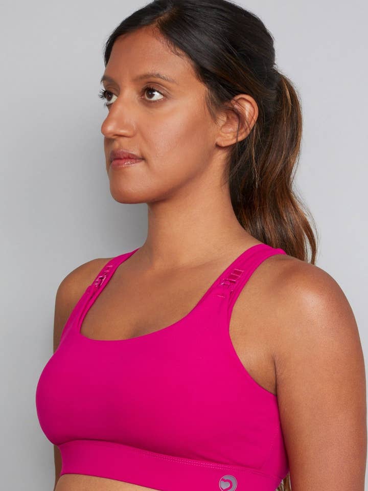 Nursing Sports Bra - Vitality Very Berry (Sizes B-F) for wholesale by Natal Active