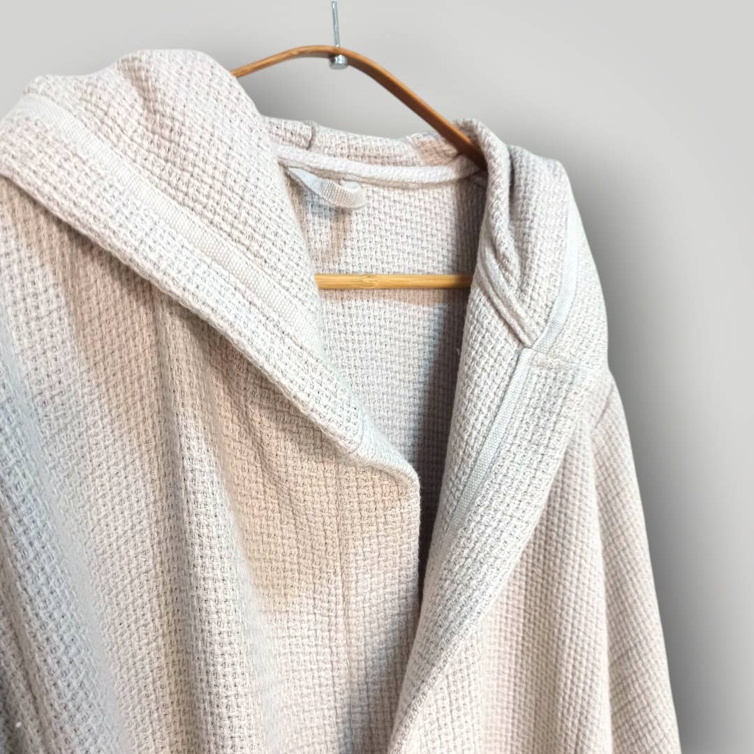 Kikoya - Wholesale Robe - Women's - Stonewash Bathrobe Turkish Cotton LightWeight Hood Quick-dry6