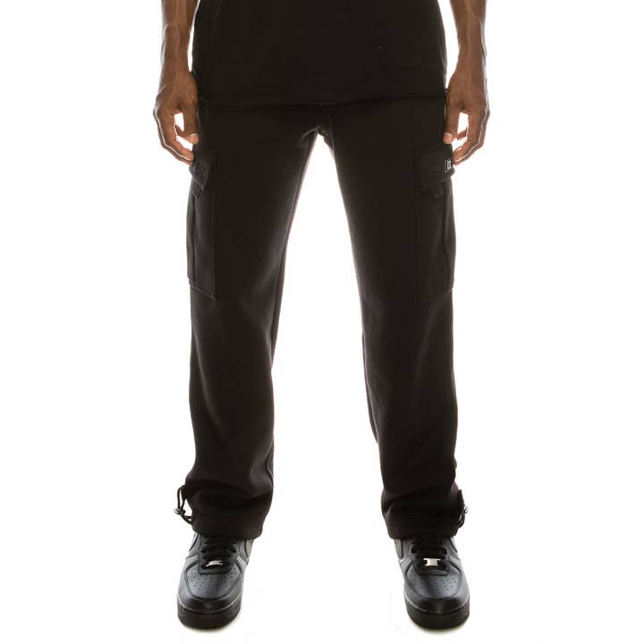 Victorious - Wholesale Pants - Men's - FL77 SOLID FLEECE HEAVYWEIGHT CARGO SWEATPANTS (OPEN PACK)9