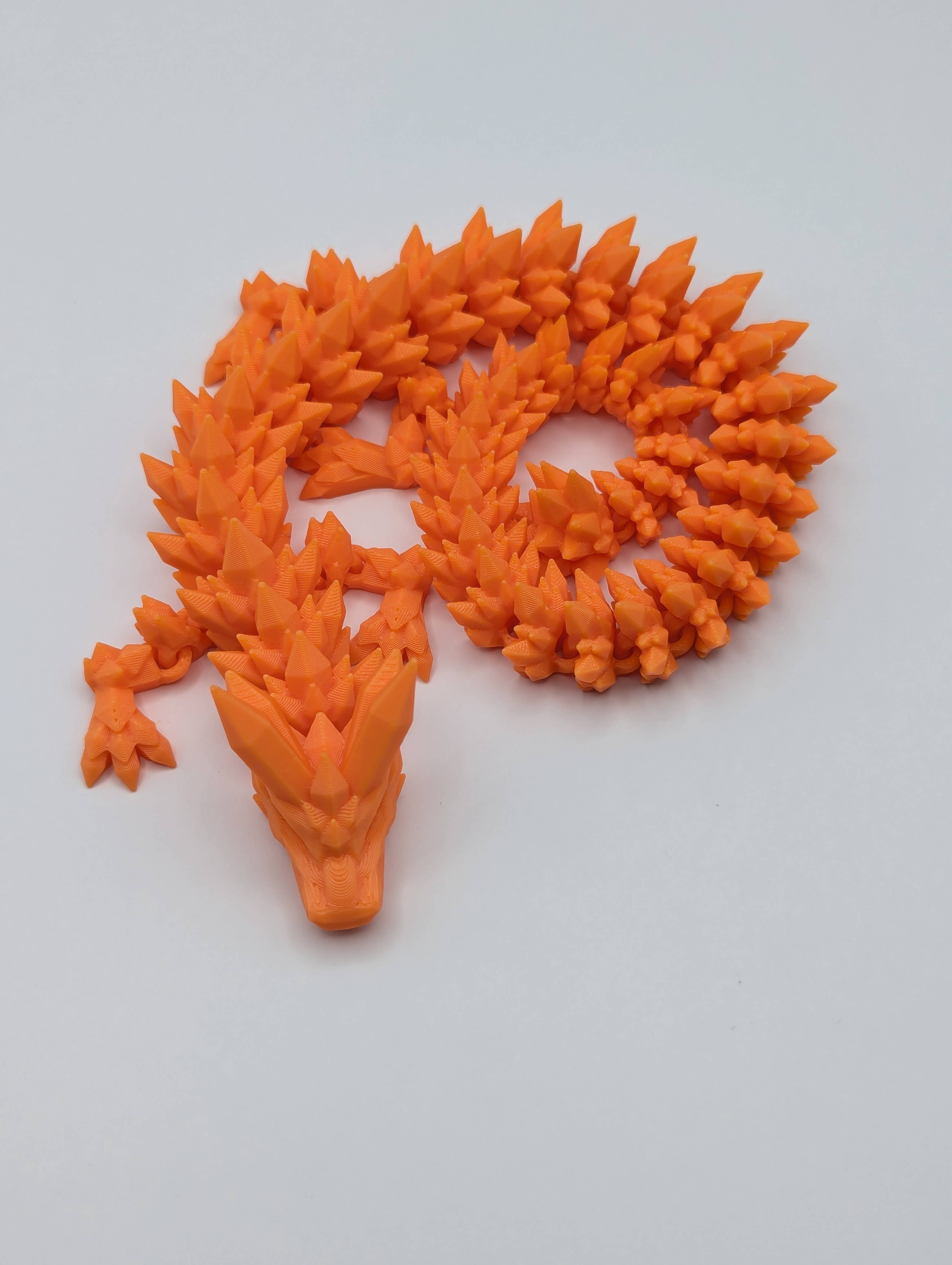 The Midnight Oil - Wholesale Fidget Toy - Kids - 3D Articulated Crystal Dragon (14")9