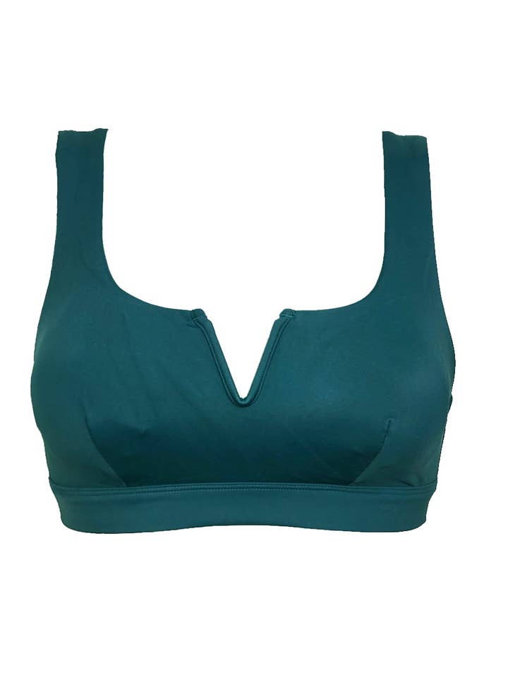 NHP International - Wholesale Two Piece Swimsuit - Women's - Teal preformed bikini sets with print for women4