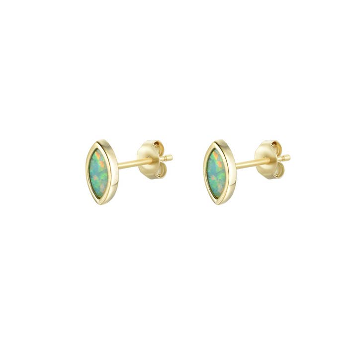 Kamaria Jewelry - Wholesale Stud/Post Earrings - Marquise Opal Stud Earrings