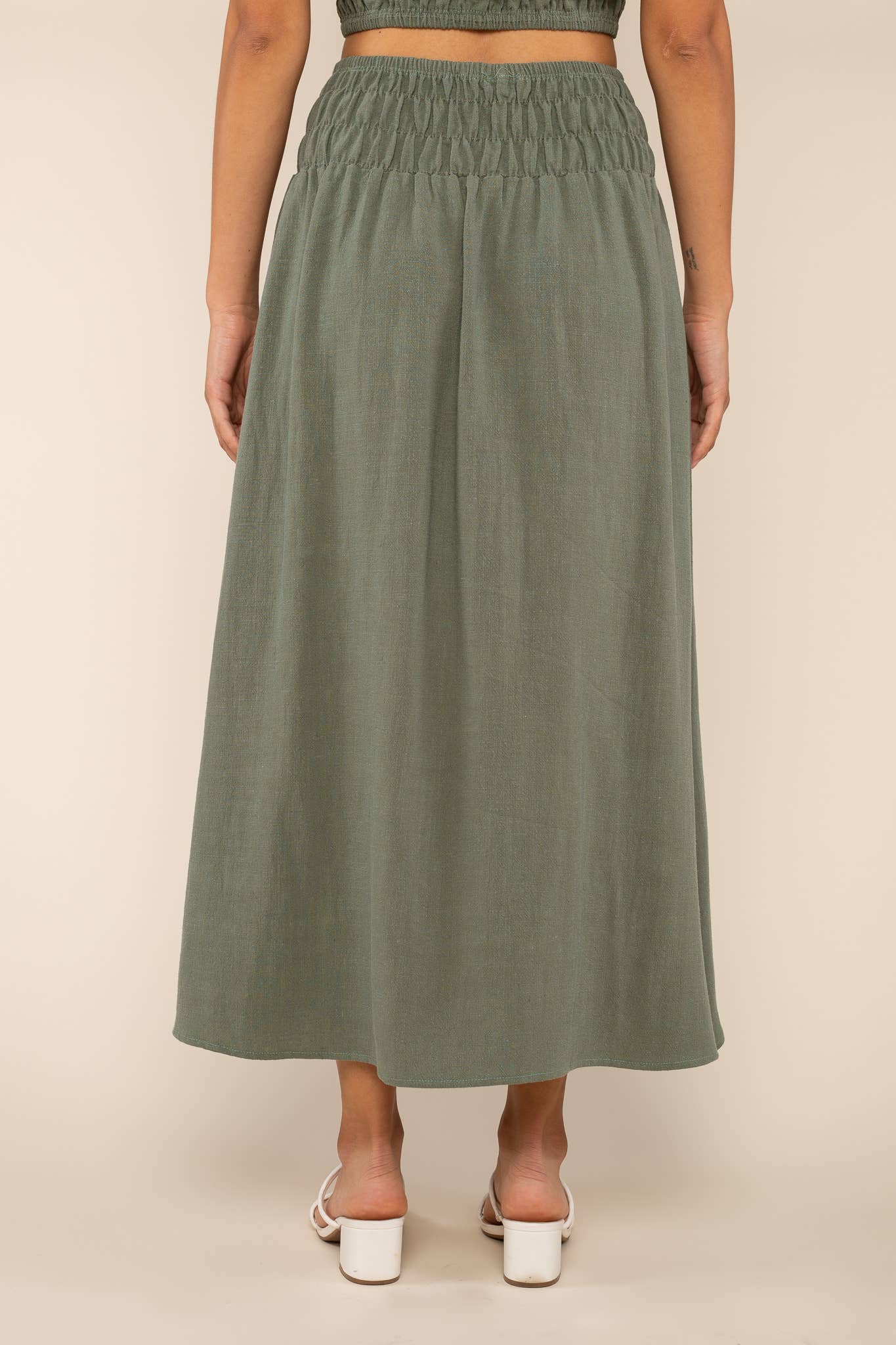 NLT – wholesale Skirt – Women’s – Sophia Linen Skirt - Plus Size7