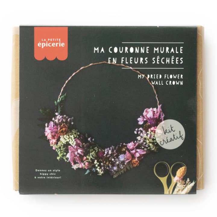 MKMI kit - My dried flower wreath for wholesale by La Petite Épicerie