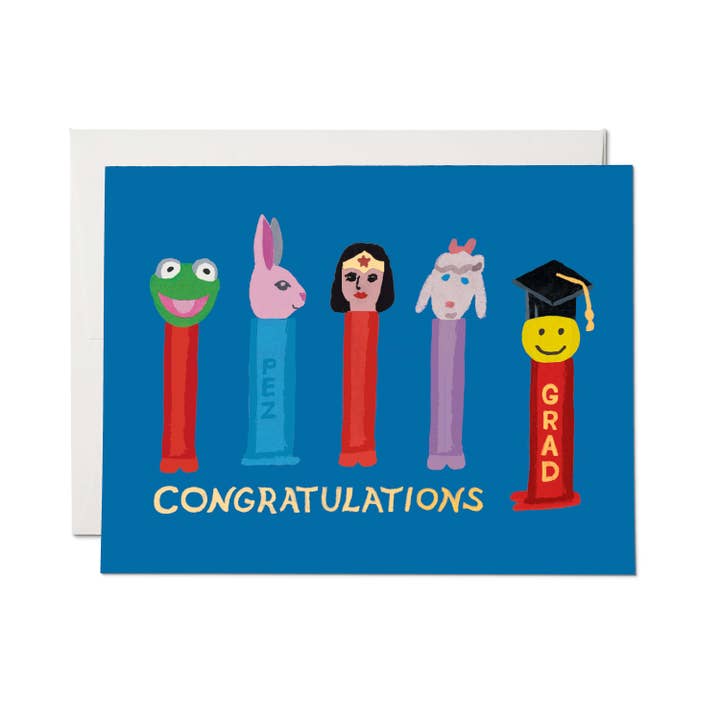 Happy Grad greeting card for wholesale by Red Cap Cards