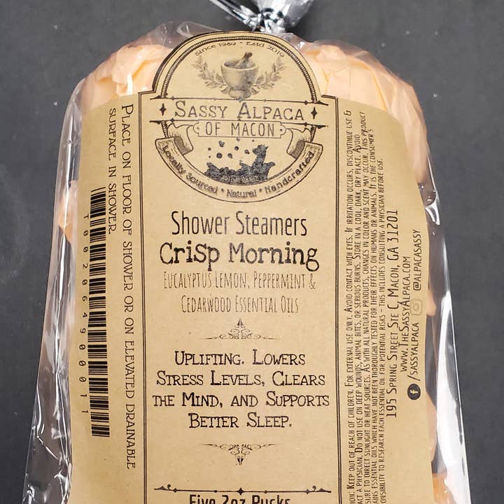The Sassy Alpaca - Vente Bombe de douche/galet bien-être pour la douche - Pastille effervescente pour douche21