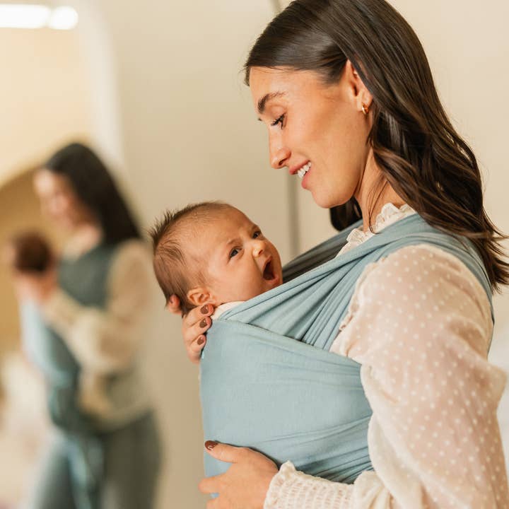 Moby - Wholesale Baby Wrap/Sling - MOBY EVOLUTION - SEA GLASS-ECOM BOX