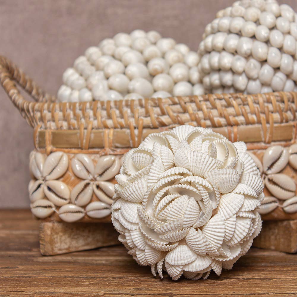 EARTHWARE - Vendita all'ingrosso Decorazioni da tavolo - Sfera decorativa Java S con conchiglie1