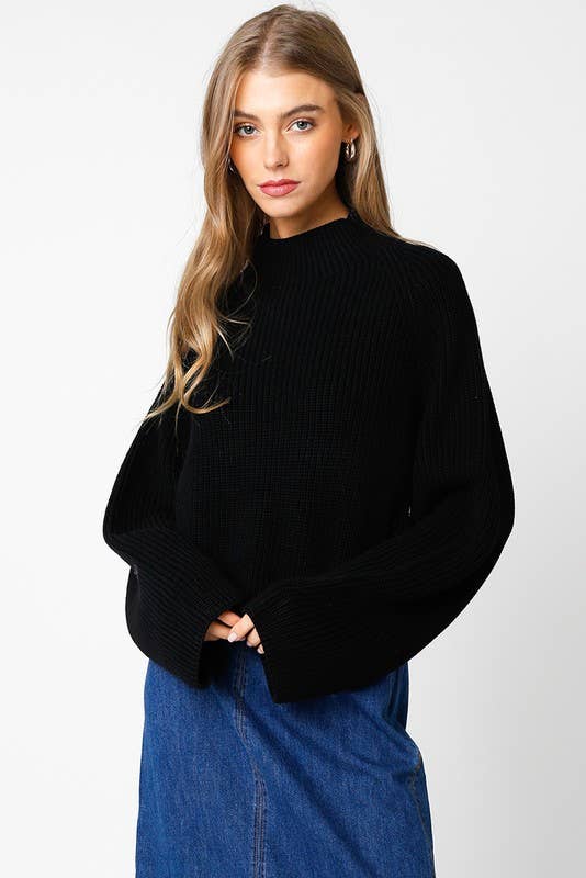 Olivaceous - Wholesale Knit Sweater - Women's - Gwendy Sweater0